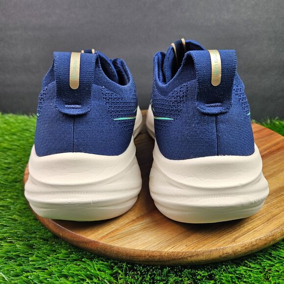 Asics Gel-Nimbus 26 Shoes Womens Size 11 Wide Blue Athletic Running Sneakers - Picture 3 of 12